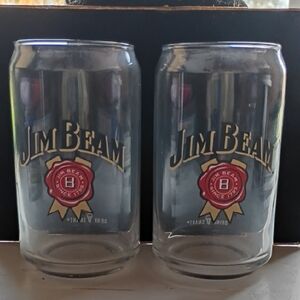 Jim Beam Clear Glass Set - Bar Accessories